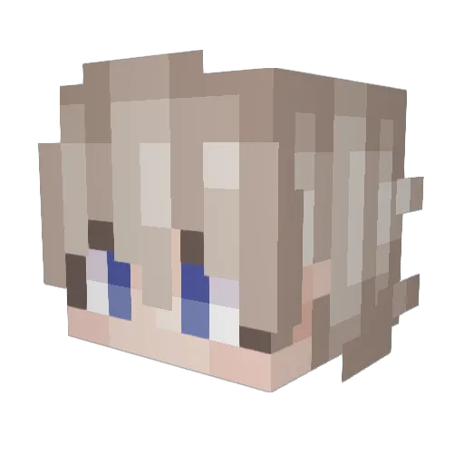 EliteACTrash Minecraft avatar head, 3D render