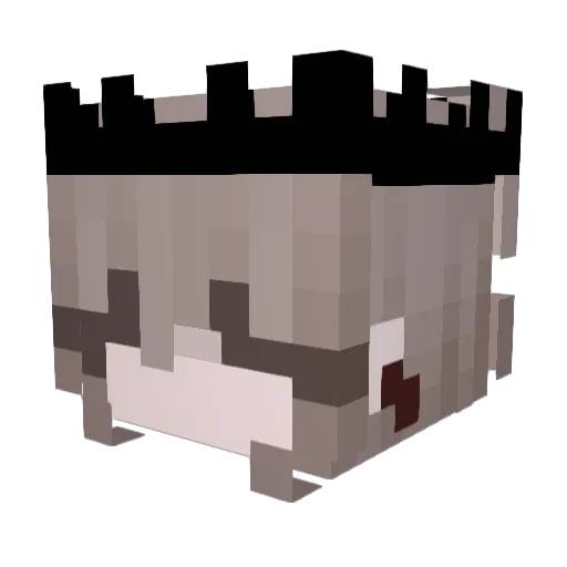EliteAlphaLeader Minecraft avatar head, 3D render