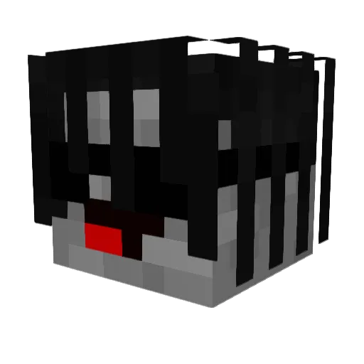EliteBarbs_v1 Minecraft avatar head, 3D render