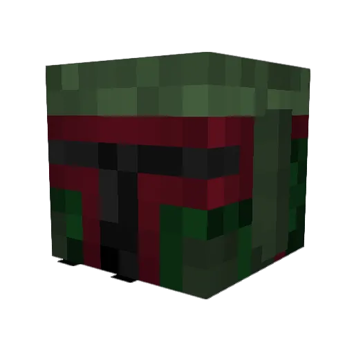 EliteBeanZz Minecraft avatar head, 3D render