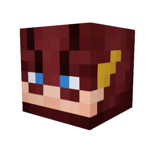 EliteCobbyJr514 Minecraft avatar head, 3D render