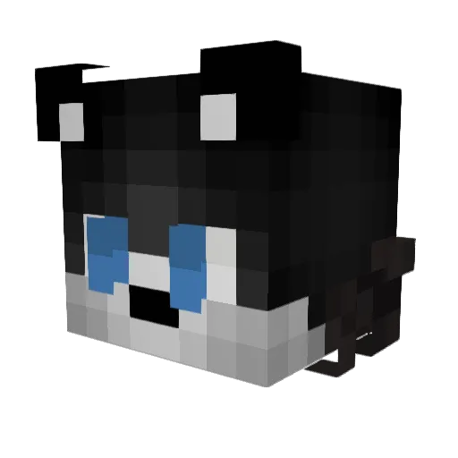 EliteDog25 Minecraft avatar head, 3D render