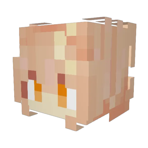 EliteEG Minecraft avatar head, 3D render