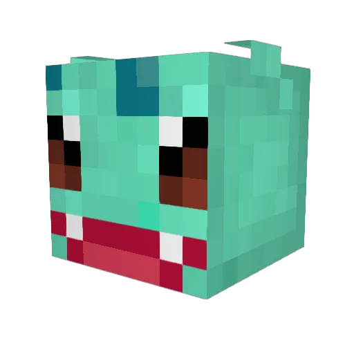 EliteEagle4 Minecraft avatar head, 3D render
