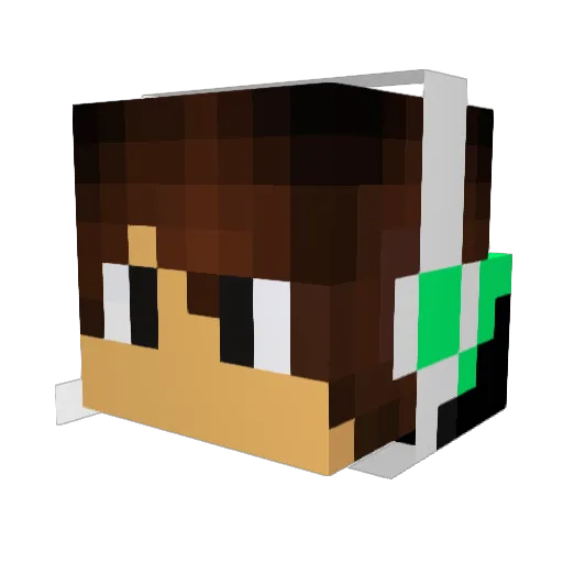 EliteEpic1 Minecraft avatar head, 3D render