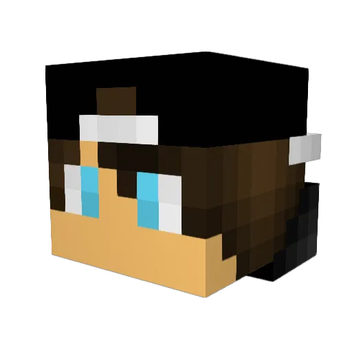 EliteGamer404 Minecraft avatar head, 3D render