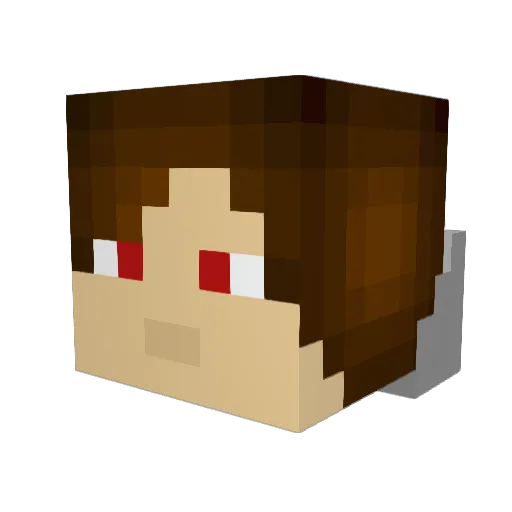 EliteGhostPro Minecraft avatar head, 3D render