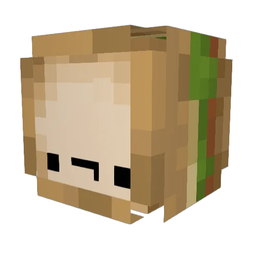 EliteGoatRipper Minecraft avatar head, 3D render