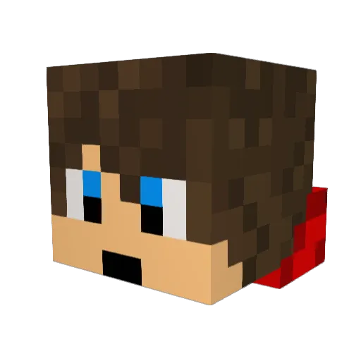 EliteInfinite Minecraft avatar head, 3D render