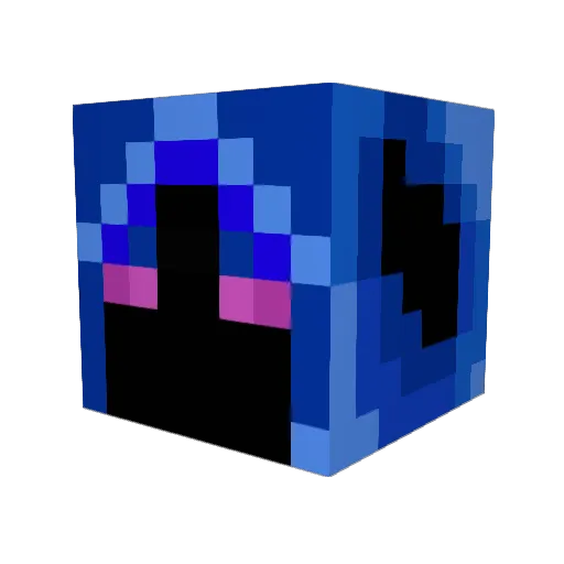 ElitePremium Minecraft avatar head, 3D render