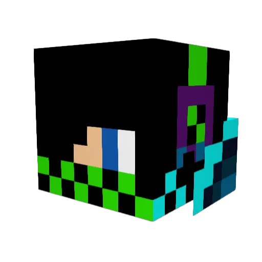 EliteSoldatHD Minecraft avatar head, 3D render