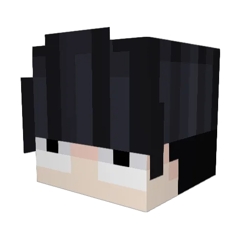 EliteStrategist Minecraft avatar head, 3D render