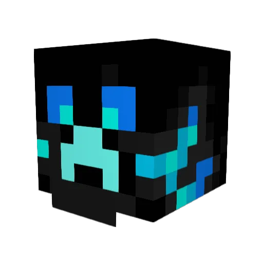 EliteX_13 Minecraft avatar head, 3D render