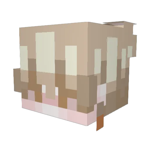 EliteYuki Minecraft avatar head, 3D render