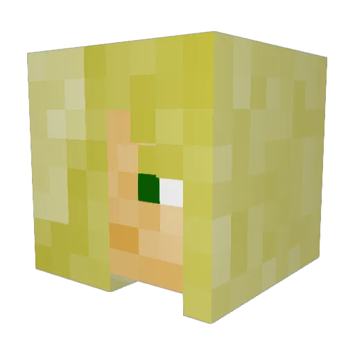 Elite_Daddy Minecraft avatar head, 3D render
