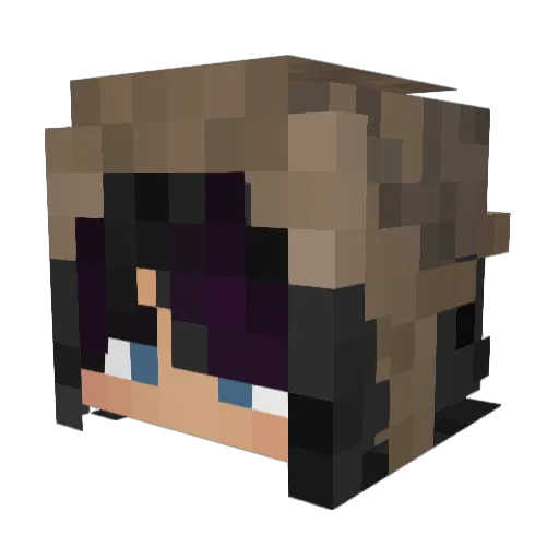 Elite_Piggo Minecraft avatar head, 3D render