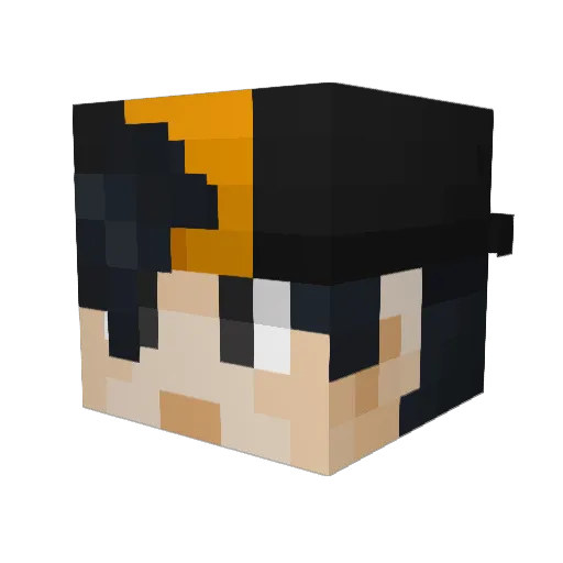 Elitejay34522 Minecraft avatar head, 3D render