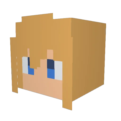 Elitekiller49 Minecraft avatar head, 3D render