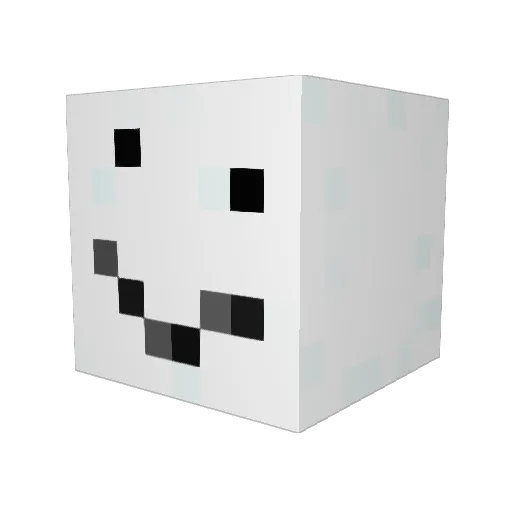 Elitelawn Minecraft avatar head, 3D render
