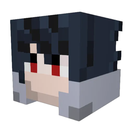 EliudGRomo Minecraft avatar head, 3D render