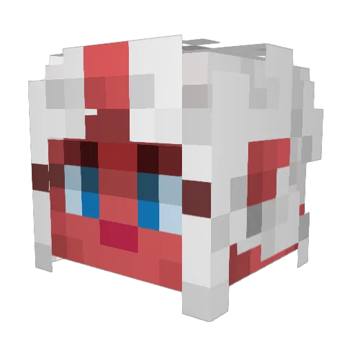 Eliyan Minecraft avatar head, 3D render