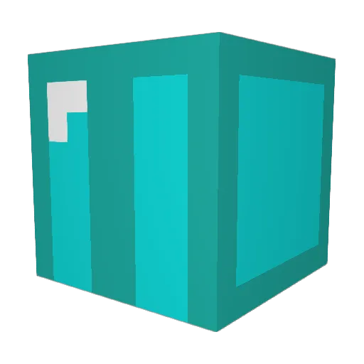 ElizabethADay Minecraft avatar head, 3D render