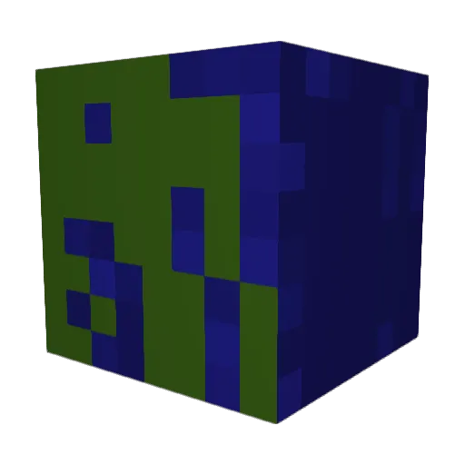 ElkSrA Minecraft avatar head, 3D render