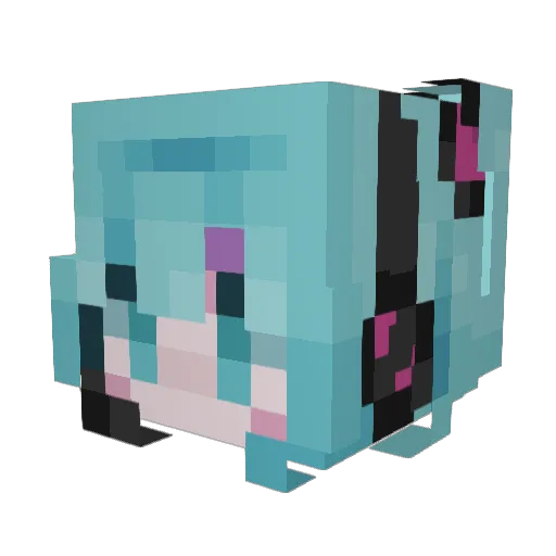 Elk_z Minecraft avatar head, 3D render