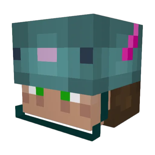 Elkinbrier Minecraft avatar head, 3D render