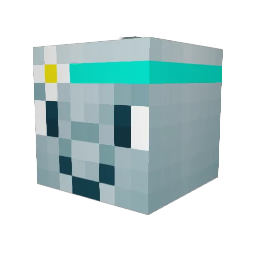 EllaBeeeee Minecraft avatar head, 3D render