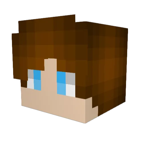 EllaTeo_R Minecraft avatar head, 3D render