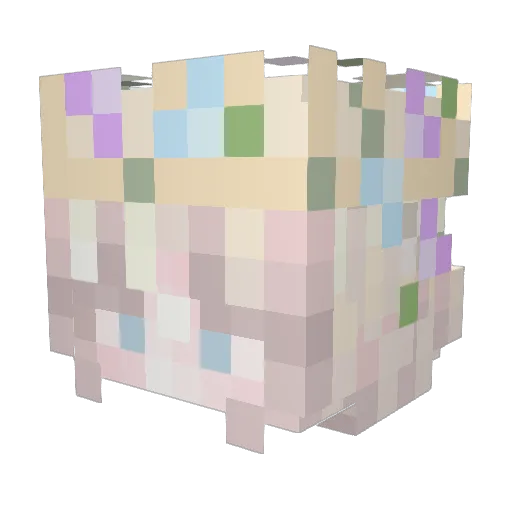 Ella_Ravenclaw Minecraft avatar head, 3D render
