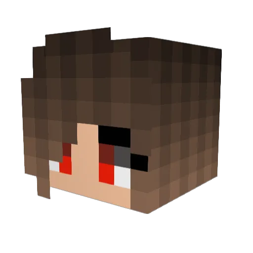 Ellaenchanted13 Minecraft avatar head, 3D render