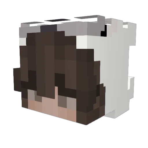 Ellaphant257 Minecraft avatar head, 3D render