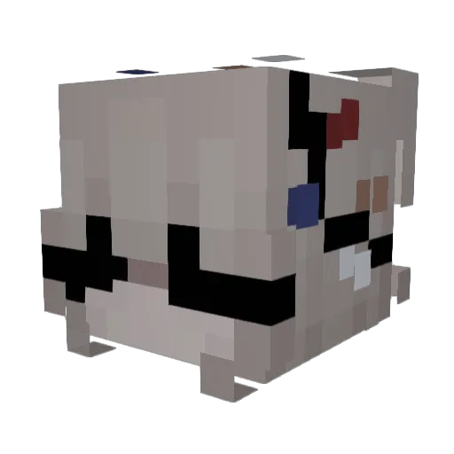 Ellas_Eda Minecraft avatar head, 3D render