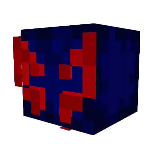 Ellasmellabella2 Minecraft avatar head, 3D render