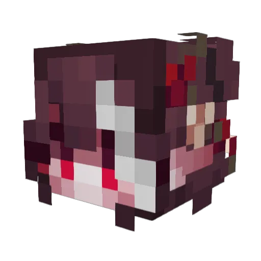 EllieDog578 Minecraft avatar head, 3D render