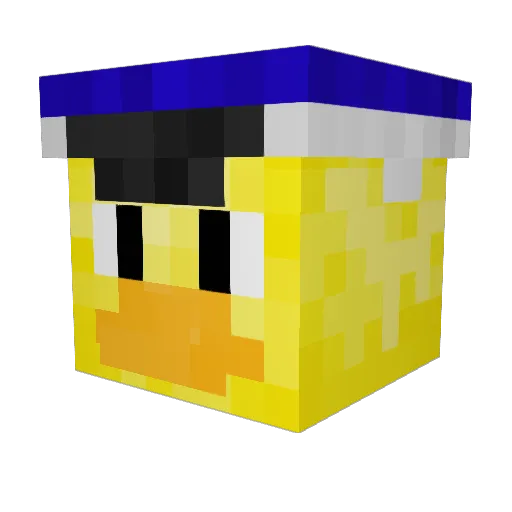 EllieEmma22 Minecraft avatar head, 3D render