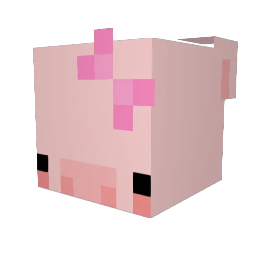 EllieMirelliee Minecraft avatar head, 3D render