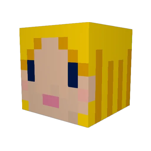 Ellie_Kay Minecraft avatar head, 3D render