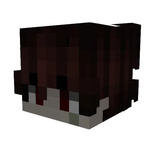 Ellie__24 Minecraft avatar head, 3D render