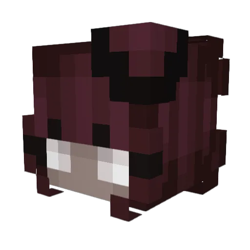 Ellieannah Minecraft avatar head, 3D render