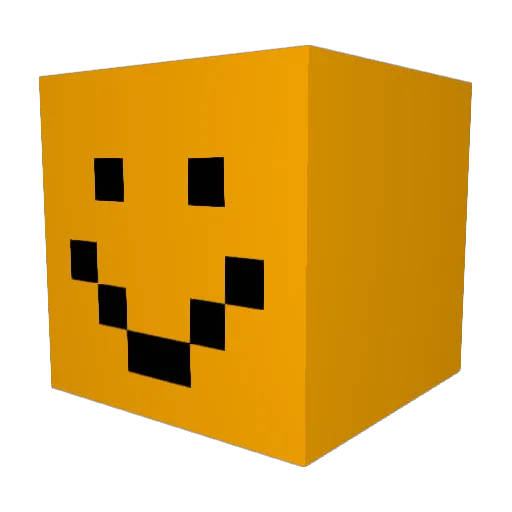 Ellij Minecraft avatar head, 3D render