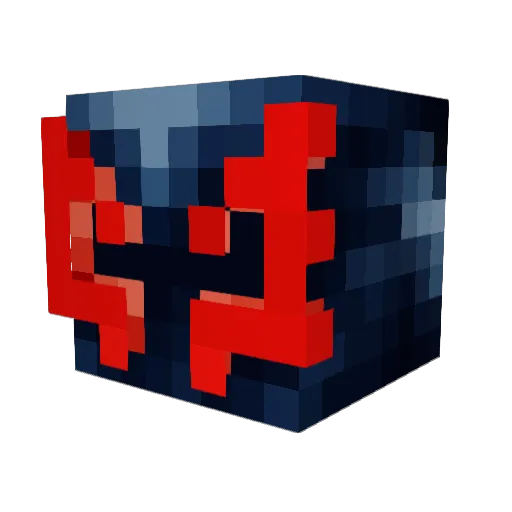 Ellimonster888 Minecraft avatar head, 3D render
