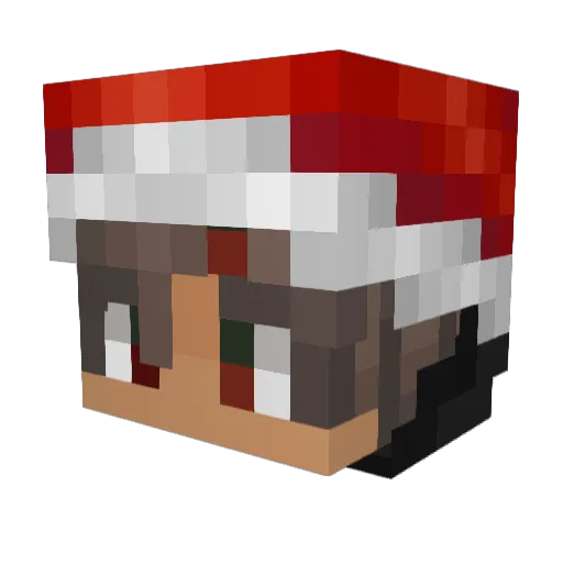 EllinisFat Minecraft avatar head, 3D render