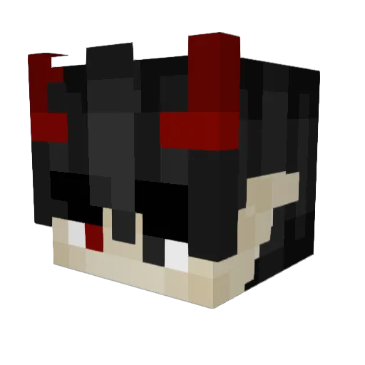 Ellio_boo Minecraft avatar head, 3D render