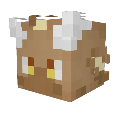 EllionTheDragon Minecraft avatar head, 3D render
