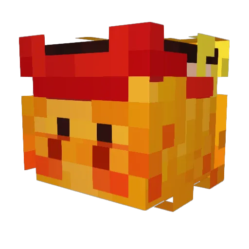 ElliotYThehe Minecraft avatar head, 3D render