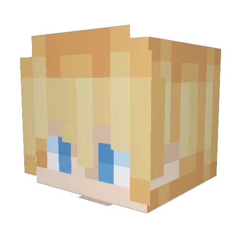 Elliot_NINJA Minecraft avatar head, 3D render
