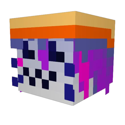 Elliot_soda Minecraft avatar head, 3D render
